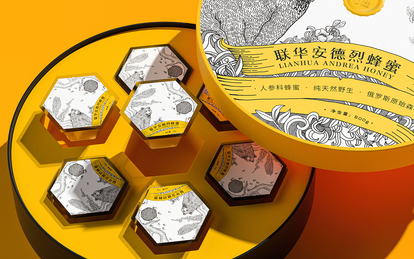 蜂蜜包装图片